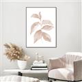 Picture of Neutral Watercolour Botanical II _GroupedProduct_Rectangle_Portrait_Canvas_Framed_