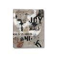 Picture of Newsprint Joy _GroupedProduct_Rectangle_Portrait_Canvas_