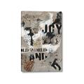 Picture of Newsprint Joy _GroupedProduct_Rectangle_Portrait_Canvas_