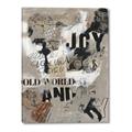 Picture of Newsprint Joy _GroupedProduct_Rectangle_Portrait_Canvas_