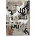Picture of Newsprint Joy _GroupedProduct_Rectangle_Portrait_Canvas_