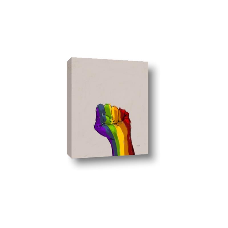 Picture of Rainbow Fist _GroupedProduct_Rectangle_Portrait_Canvas_