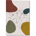Picture of Line drawn Kiss II _GroupedProduct_Rectangle_Portrait_Canvas_