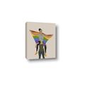 Picture of Two girls with rainbow flag II _GroupedProduct_Rectangle_Portrait_Canvas_
