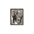 Picture of Newsprint Love _GroupedProduct_Rectangle_Portrait_Canvas_Framed_