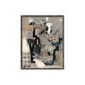 Picture of Newsprint Love _GroupedProduct_Rectangle_Portrait_Canvas_Framed_