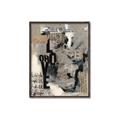 Picture of Newsprint Love _GroupedProduct_Rectangle_Portrait_Canvas_Framed_