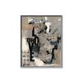 Picture of Newsprint Love _GroupedProduct_Rectangle_Portrait_Canvas_Framed_