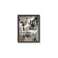 Picture of Newsprint Joy _GroupedProduct_Rectangle_Portrait_Canvas_Framed_