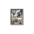 Picture of Newsprint Joy _GroupedProduct_Rectangle_Portrait_Canvas_Framed_