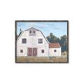 Picture of Red roof barn _GroupedProduct_Rectangle_Landscape_Canvas_Framed_