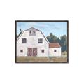 Picture of Red roof barn _GroupedProduct_Rectangle_Landscape_Canvas_Framed_