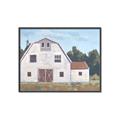 Picture of Red roof barn _GroupedProduct_Rectangle_Landscape_Canvas_Framed_