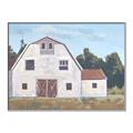 Picture of Red roof barn _GroupedProduct_Rectangle_Landscape_Canvas_Framed_