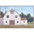 Picture of Red roof barn _GroupedProduct_Rectangle_Landscape_Canvas_Framed_