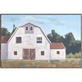 Picture of Red roof barn _GroupedProduct_Rectangle_Landscape_Canvas_Framed_
