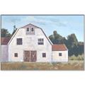 Picture of Red roof barn _GroupedProduct_Rectangle_Landscape_Canvas_Framed_