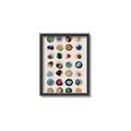 Picture of Water Colour Spots _GroupedProduct_Rectangle_Portrait_Canvas_Framed_
