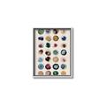 Picture of Water Colour Spots _GroupedProduct_Rectangle_Portrait_Canvas_Framed_