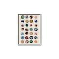 Picture of Water Colour Spots _GroupedProduct_Rectangle_Portrait_Canvas_Framed_