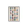 Picture of Water Colour Spots _GroupedProduct_Rectangle_Portrait_Canvas_Framed_