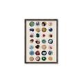 Picture of Water Colour Spots _GroupedProduct_Rectangle_Portrait_Canvas_Framed_