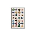 Picture of Water Colour Spots _GroupedProduct_Rectangle_Portrait_Canvas_Framed_