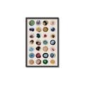 Picture of Water Colour Spots _GroupedProduct_Rectangle_Portrait_Canvas_Framed_