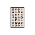 Picture of Water Colour Spots _GroupedProduct_Rectangle_Portrait_Canvas_Framed_