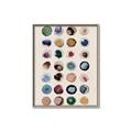 Picture of Water Colour Spots _GroupedProduct_Rectangle_Portrait_Canvas_Framed_