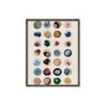Picture of Water Colour Spots _GroupedProduct_Rectangle_Portrait_Canvas_Framed_