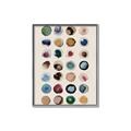 Picture of Water Colour Spots _GroupedProduct_Rectangle_Portrait_Canvas_Framed_