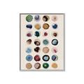Picture of Water Colour Spots _GroupedProduct_Rectangle_Portrait_Canvas_Framed_