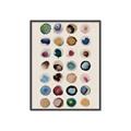 Picture of Water Colour Spots _GroupedProduct_Rectangle_Portrait_Canvas_Framed_