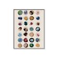 Picture of Water Colour Spots _GroupedProduct_Rectangle_Portrait_Canvas_Framed_
