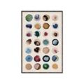 Picture of Water Colour Spots _GroupedProduct_Rectangle_Portrait_Canvas_Framed_