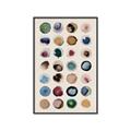 Picture of Water Colour Spots _GroupedProduct_Rectangle_Portrait_Canvas_Framed_