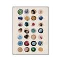 Picture of Water Colour Spots _GroupedProduct_Rectangle_Portrait_Canvas_Framed_