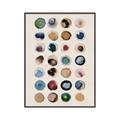 Picture of Water Colour Spots _GroupedProduct_Rectangle_Portrait_Canvas_Framed_