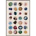 Picture of Water Colour Spots _GroupedProduct_Rectangle_Portrait_Canvas_Framed_