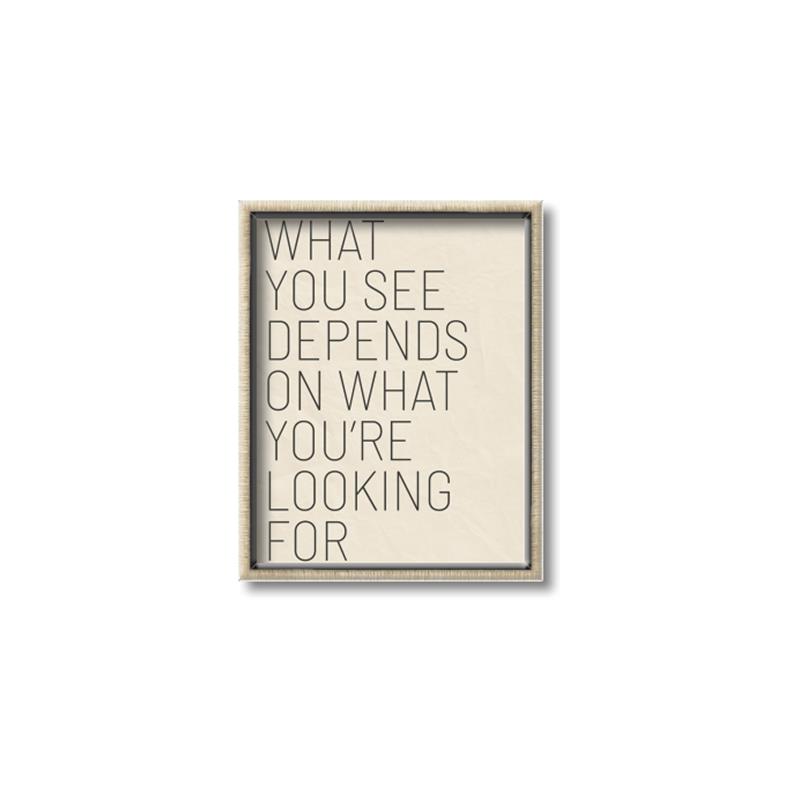 Picture of What you See _GroupedProduct_Rectangle_Portrait_Canvas_Framed_