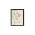 Picture of What you See _GroupedProduct_Rectangle_Portrait_Canvas_Framed_