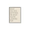 Picture of What you See _GroupedProduct_Rectangle_Portrait_Canvas_Framed_