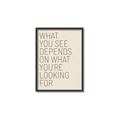 Picture of What you See _GroupedProduct_Rectangle_Portrait_Canvas_Framed_