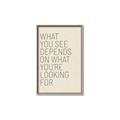 Picture of What you See _GroupedProduct_Rectangle_Portrait_Canvas_Framed_
