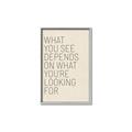 Picture of What you See _GroupedProduct_Rectangle_Portrait_Canvas_Framed_