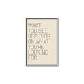 Picture of What you See _GroupedProduct_Rectangle_Portrait_Canvas_Framed_