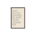 Picture of What you See _GroupedProduct_Rectangle_Portrait_Canvas_Framed_