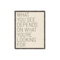 Picture of What you See _GroupedProduct_Rectangle_Portrait_Canvas_Framed_