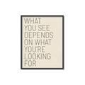 Picture of What you See _GroupedProduct_Rectangle_Portrait_Canvas_Framed_